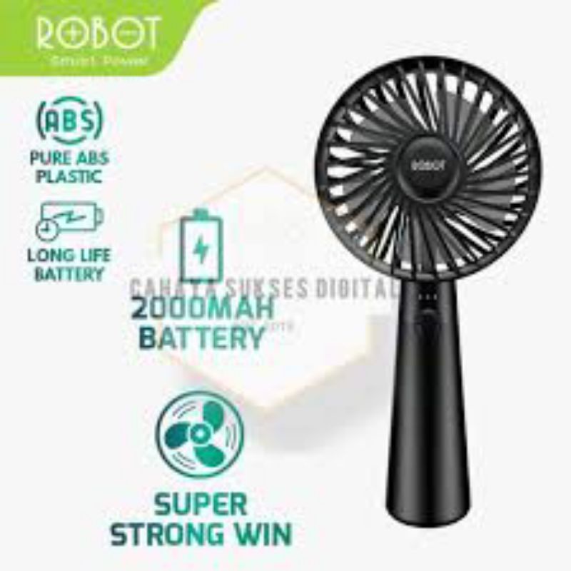 Robot RT-BFS1 Portable & Rechargeable USB Mini Fan 2000mAh