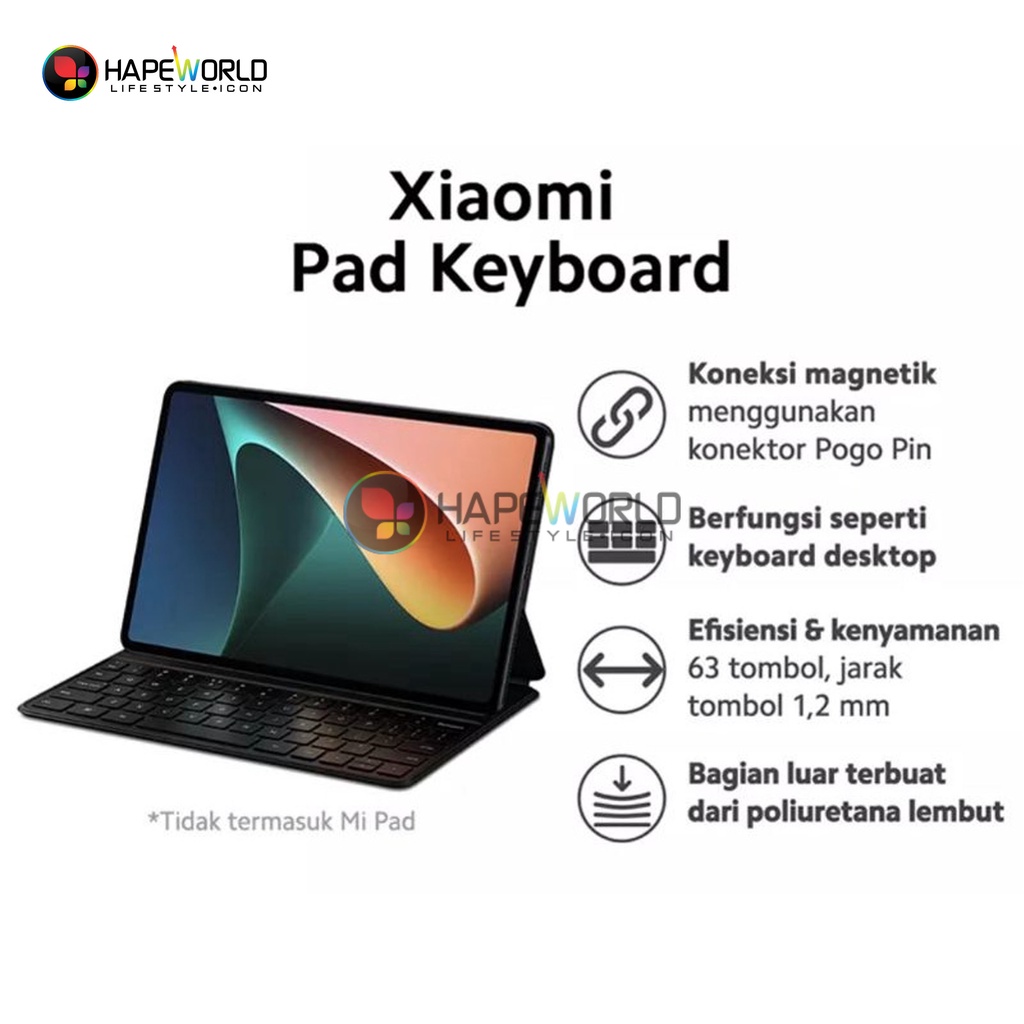 XIAOMI MI PAD KEYBOARD - GARANSI RESMI