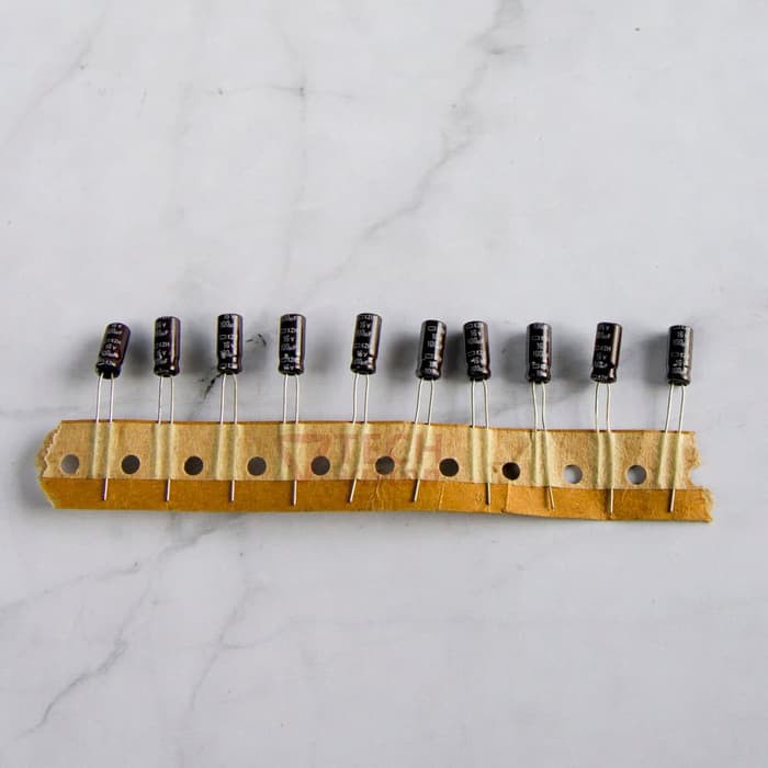 Kapasitor Elco 100uf - 16v 100uf16v 100uf/16v Capacitor