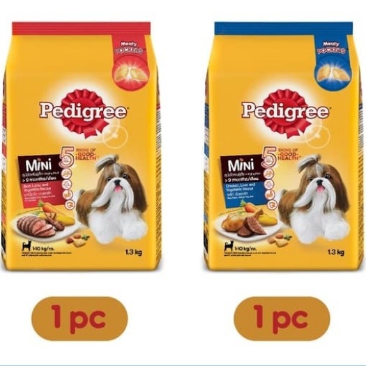 Pedigree SMALL BREED MINI-Adult-1,3-Dry Food Makanan Anjing