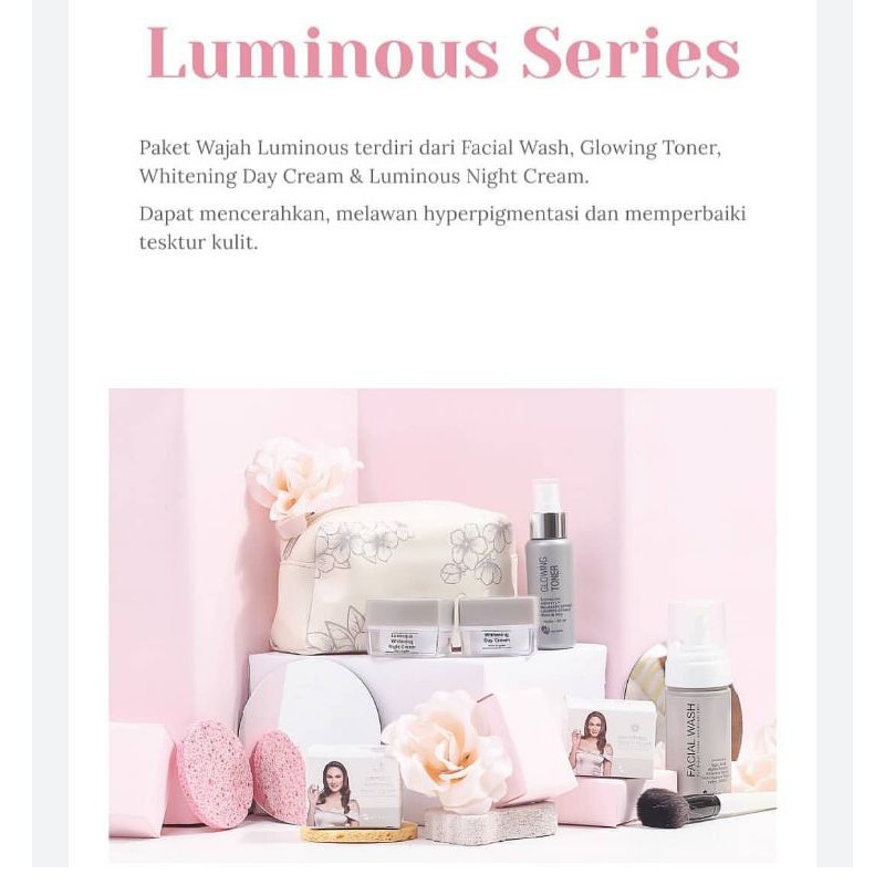 Ms glow/Luminous series/ms glow skincare/ms glow ori