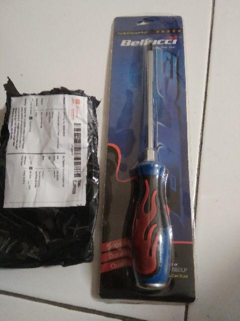 Obeng Ketok Min Lancip Plus Kembang 24 Cm Satuan Getok Gedor