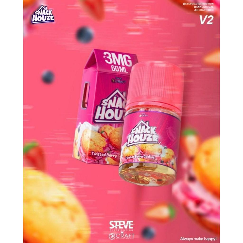 Liquid Snack Houze V2 Twisted Berry Cookies 60ML by Rcraft x Steve