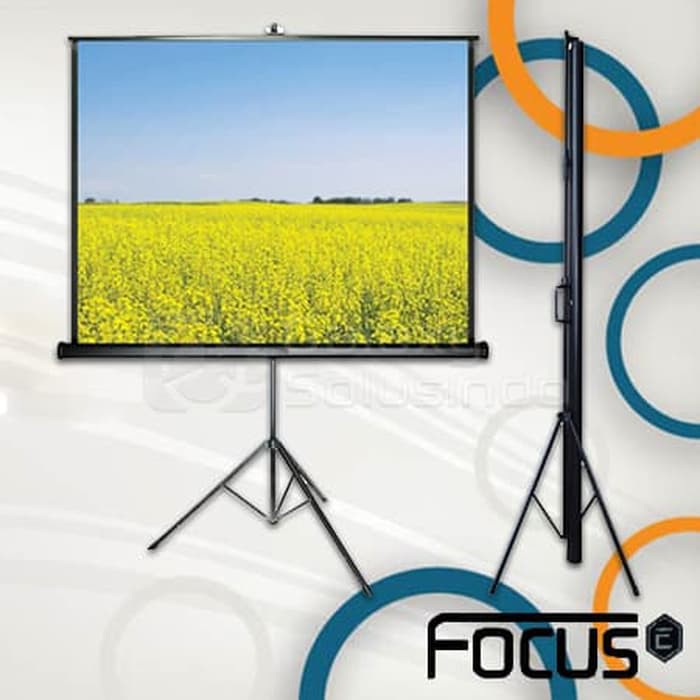 Tripod Screen Focus 84 inch