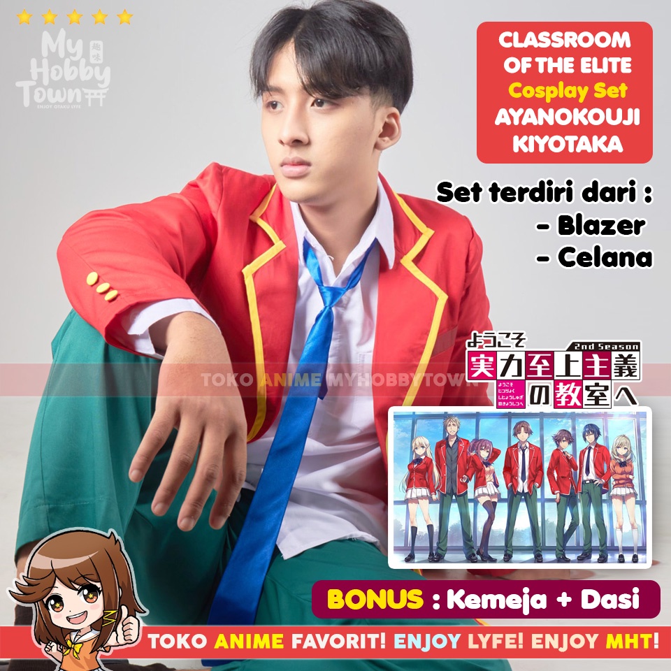 Kostum Cosplay Anime Classroom Of The Elite Ayanokouji Kiyotaka