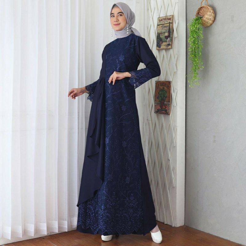 MisQa Gamis Kondangan Gaun wisuda gamis walimatul akad nikah tunNgan gamis