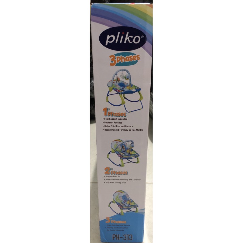 PLIKO JOY ROCKING CHAIR PK 313/ KURSI GOYANG/ BOUNCER Ayunan Bayi/Piccola Kursi bayi