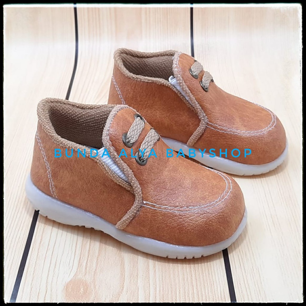 Sepatu Anak Laki Usia 3 4 Tahun COKLAT - Sepatu Anak Cowok Casual Real Pic Size 29 - 30 SALE