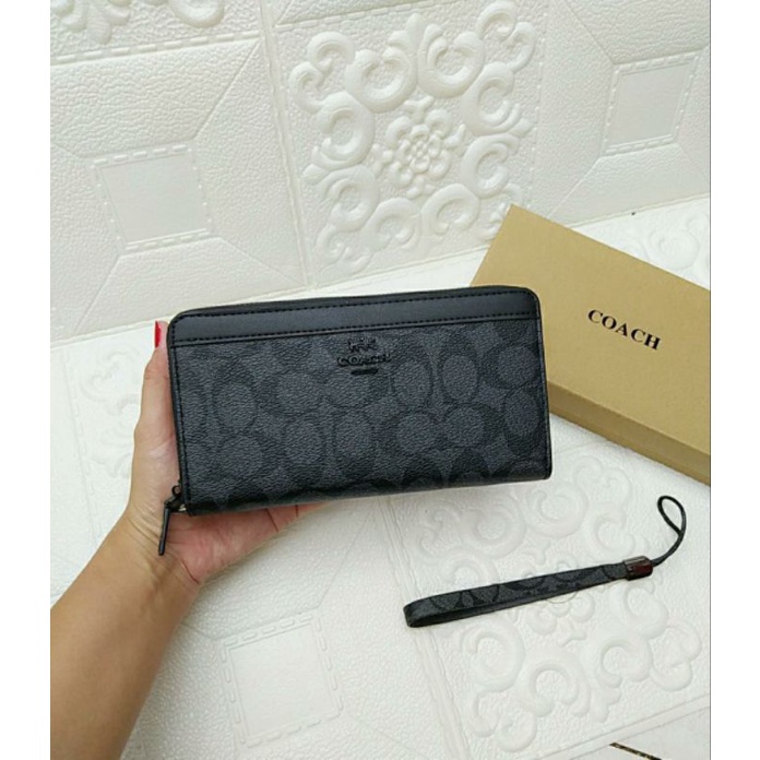 Dompet  1Sleting Wanita Asli Import Free Tali Pendek