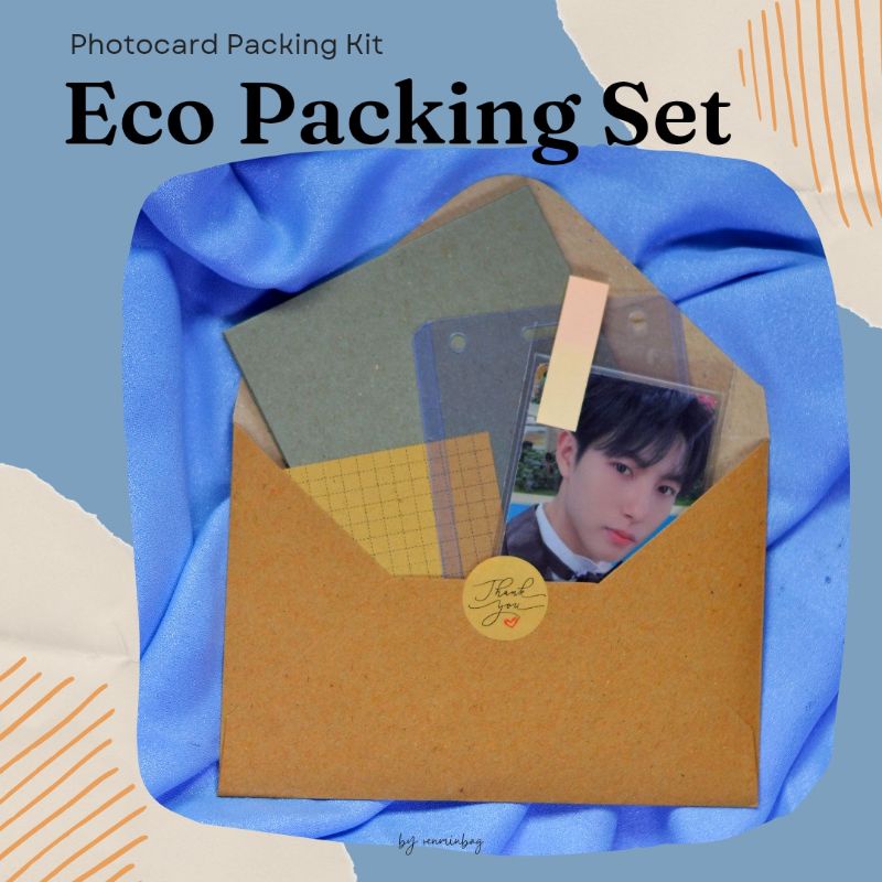 Photocard Packing Kit || Alat Packing Photocard Set || Eco Friendly Packaging