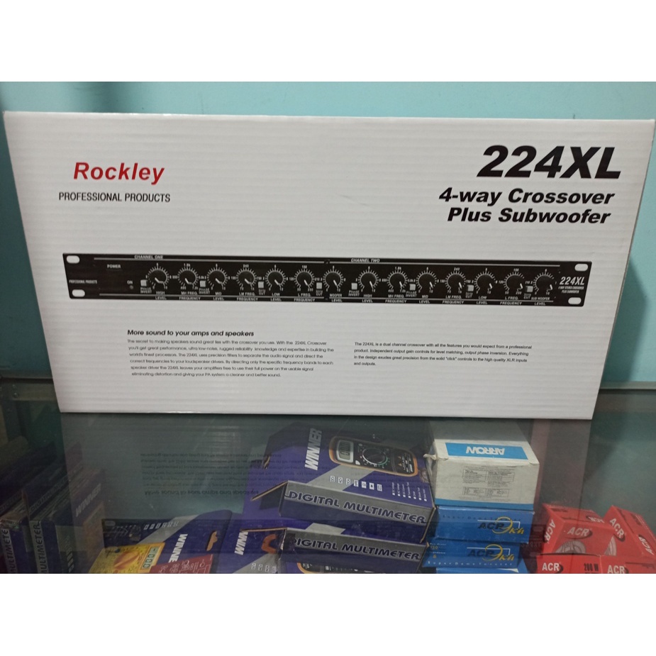 CROSSOVER ROCKLEY 224XL SUB 4 WAY STEREO (RUMAH) PROFESIONAL