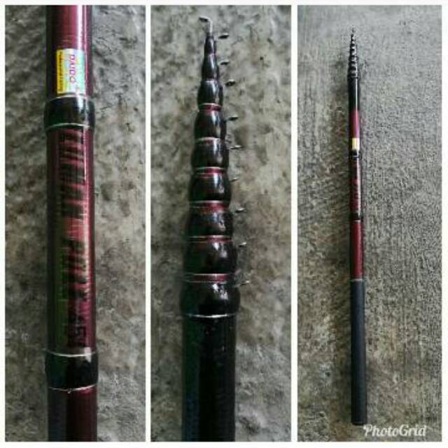 Joran tegek murah Daido siluman 450 set jadi tinggal pakai