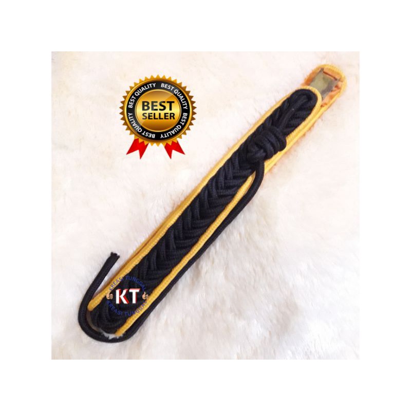 Tali kur komando hitam lis kuning