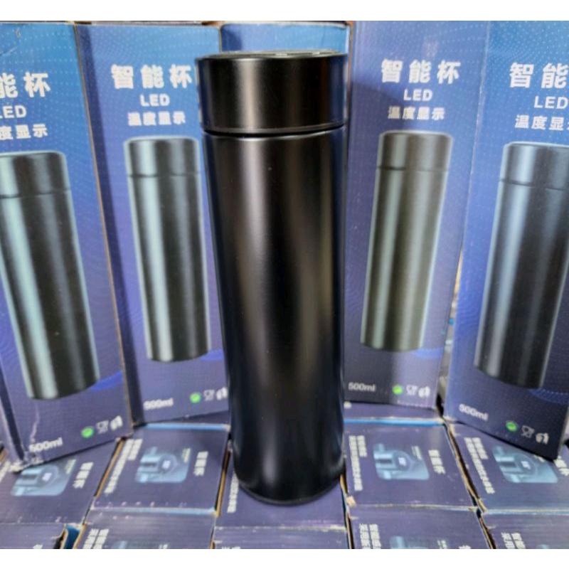 Tumbler Stainless dengan Display Suhu Digital led