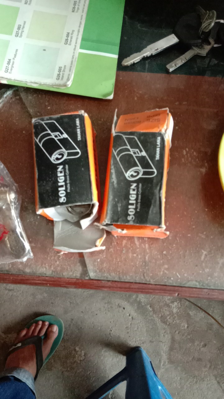 Cylinder Silinder Anak Kunci Besar Kuningan Asli Gp Soligen