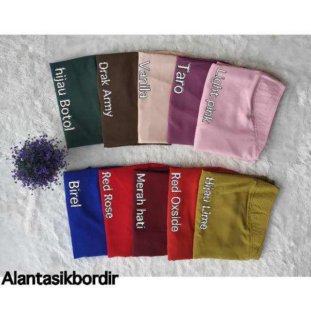 Alantasik - jilbab Soft Pet antem wolfis XL Sophia / soft pad khimar jumbo syari softpet R.15