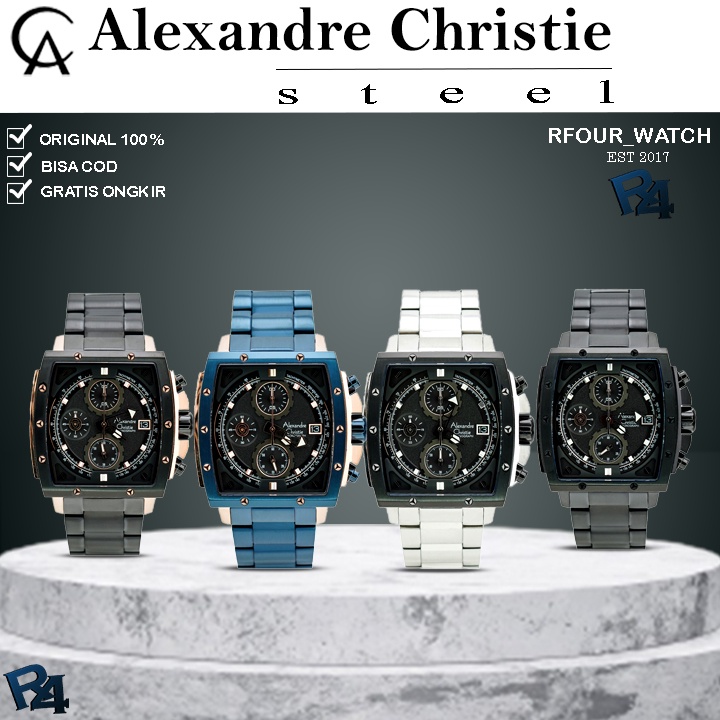 JAM ALEXANDER CHRISTIE PRIA ORIGINAL JAM TANGAN ALEXANDRE CHRISTIE PRIA ALEXANDER CRISTIE JAM TANGAN