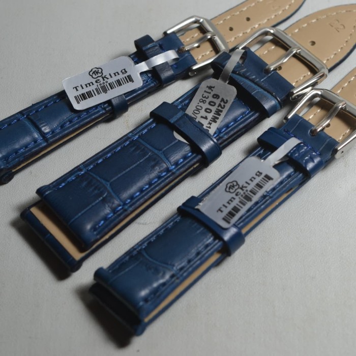 strap jam tangan Timeking Original biru - Navy