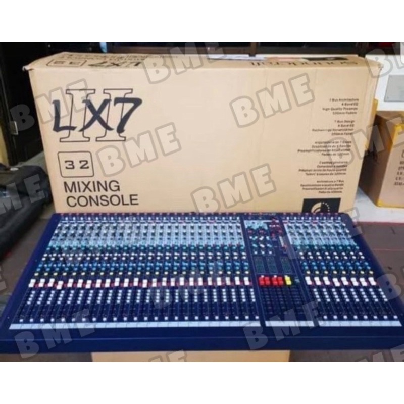 MIXER SOUNDCRAFT LX7II 32CH / LX7 II 32 / LX 7II 32 CHANNEL GRADE A++