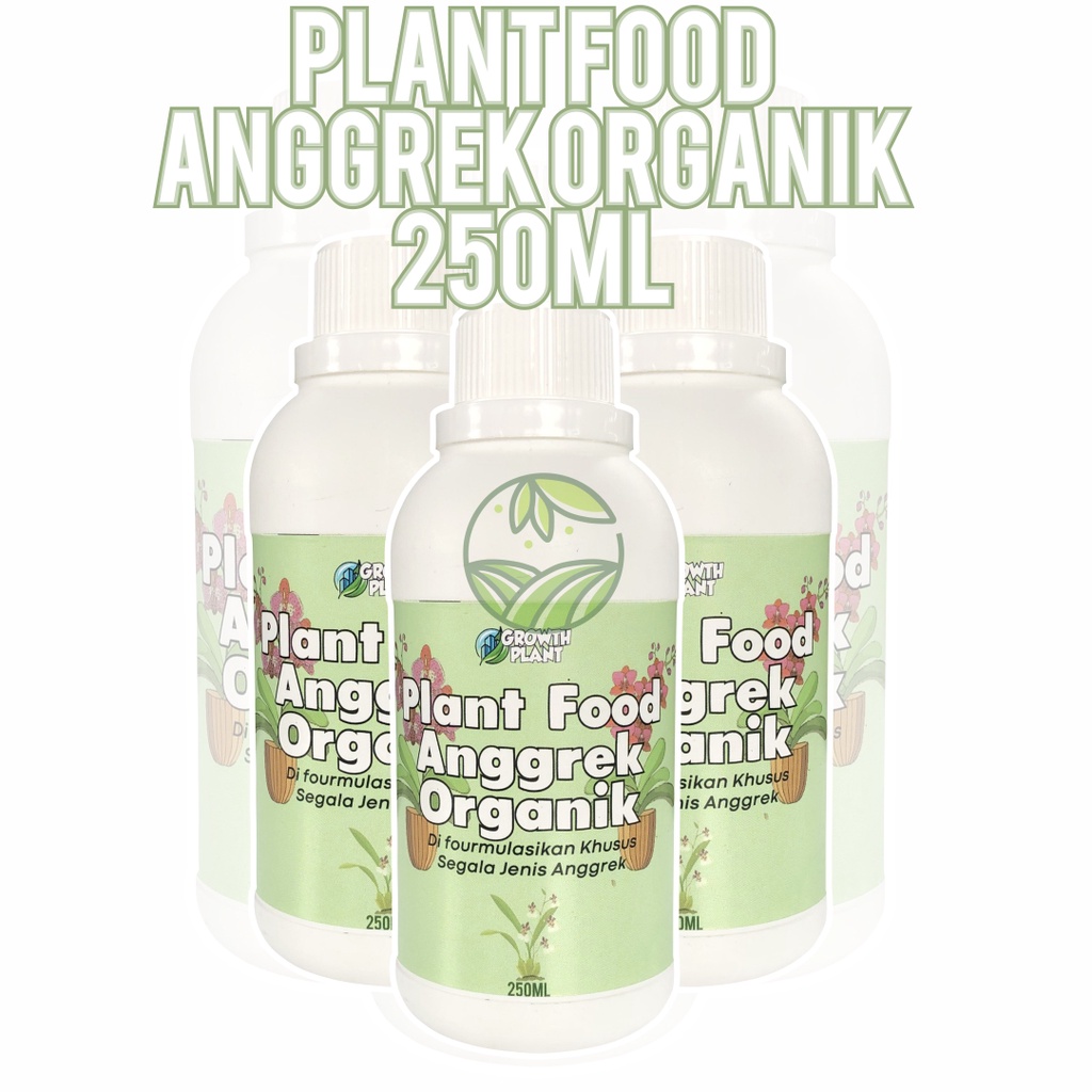 Pupuk Plant Food Organik Anggrek 250ml Pupuk Anggrek Organik Makanan Anggrek Organik