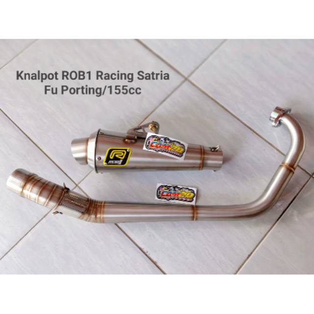 Knalpot rob1 satria fu porting Fu wungkul 150 155 original