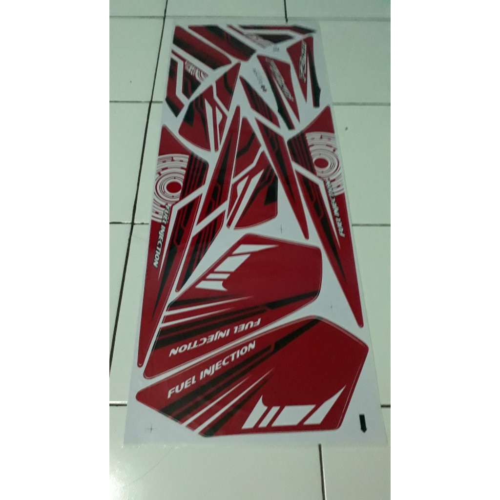 Stiker striping variasi vixion old 2007-2012 grafik merah