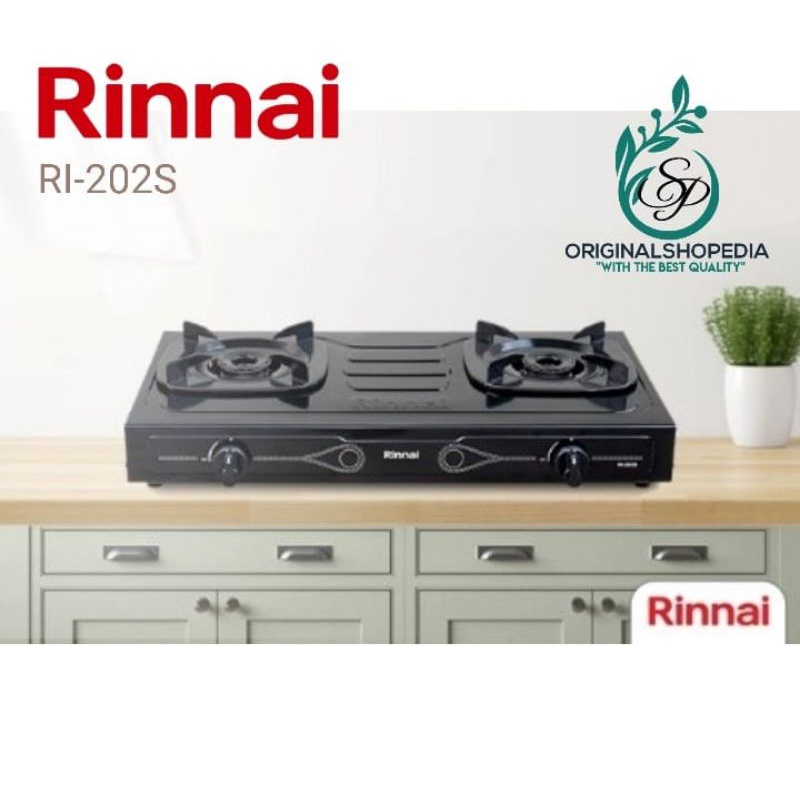 Kompor rinnai 2 tungku RI-202S Kompor gas rinnai 2 sumbu RI202S SNI