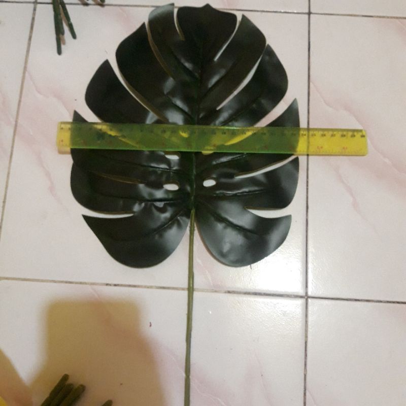 Daun monstera latex/ daun monstera artificial/ daun dekorasi/daun pernikahan/wedding