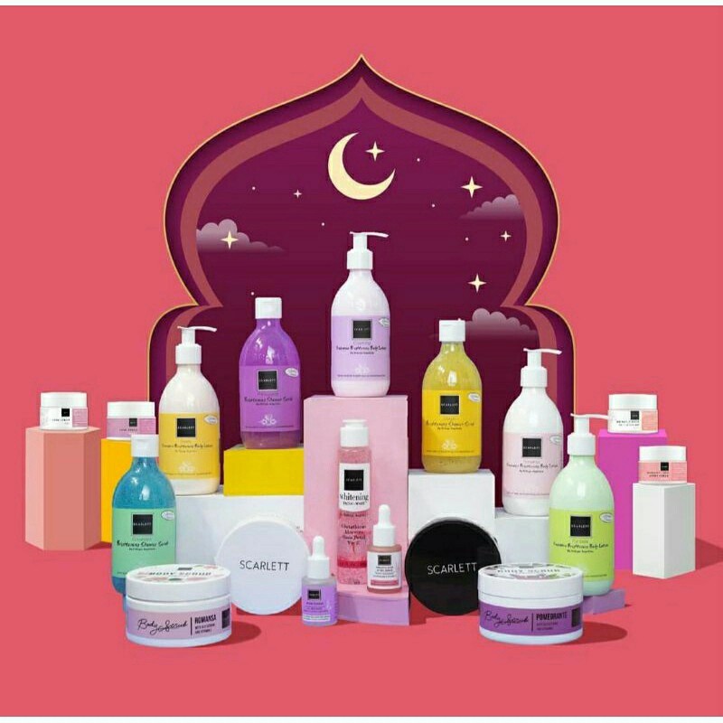 Paket Hemat 3 Item Scarlett Whitening Bisa Mix Varian Original