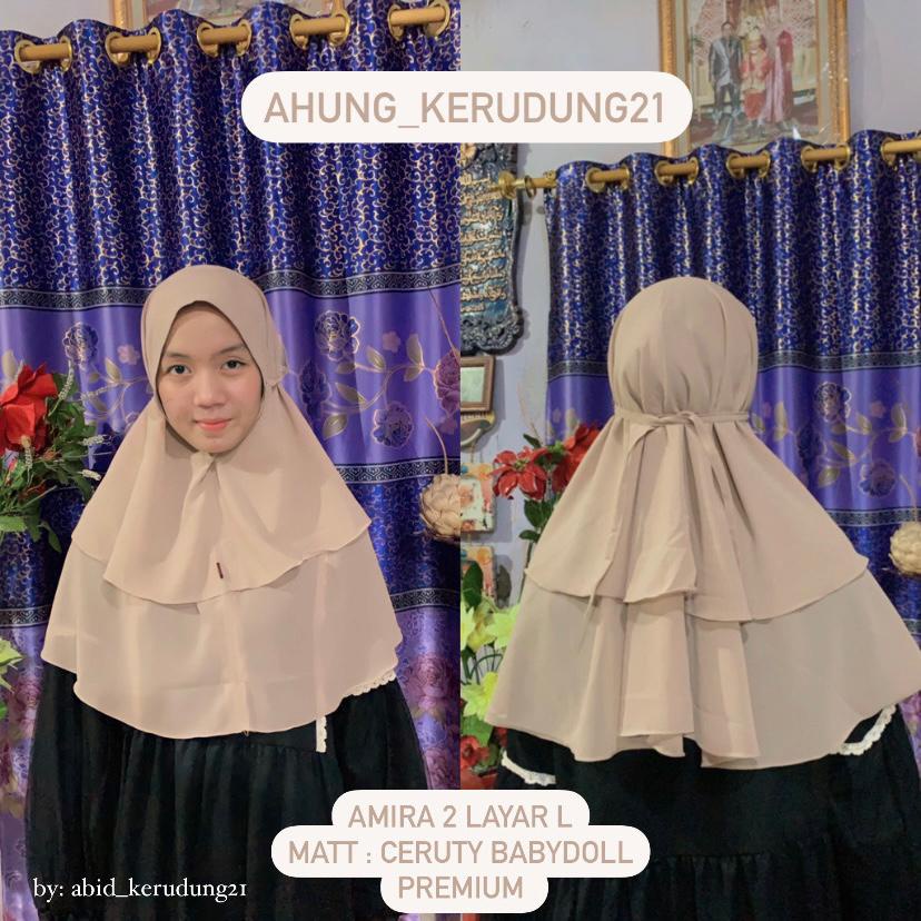 HIJAB KERUDUNG JILBAB BERGO MARYAM AMIRA L CERUTY BABYDOLL PREMIUM TERLARIS TERPOPULER TERBARU
