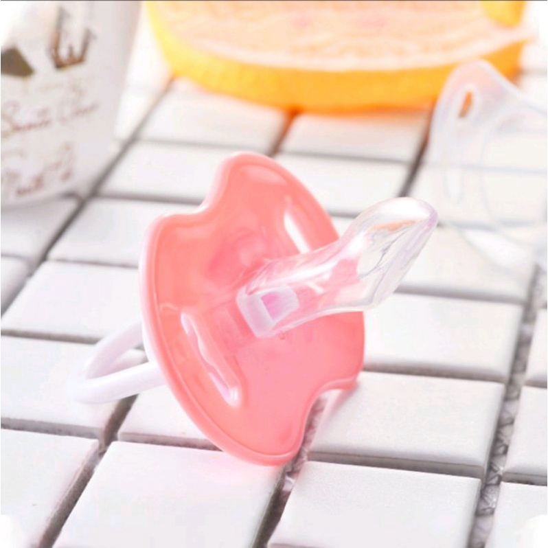 Empeng Bayi Silicon Empeng Dot Gepeng BPA Free / Kompeng Bayi Food Grade Soother Baby Pacifier-3