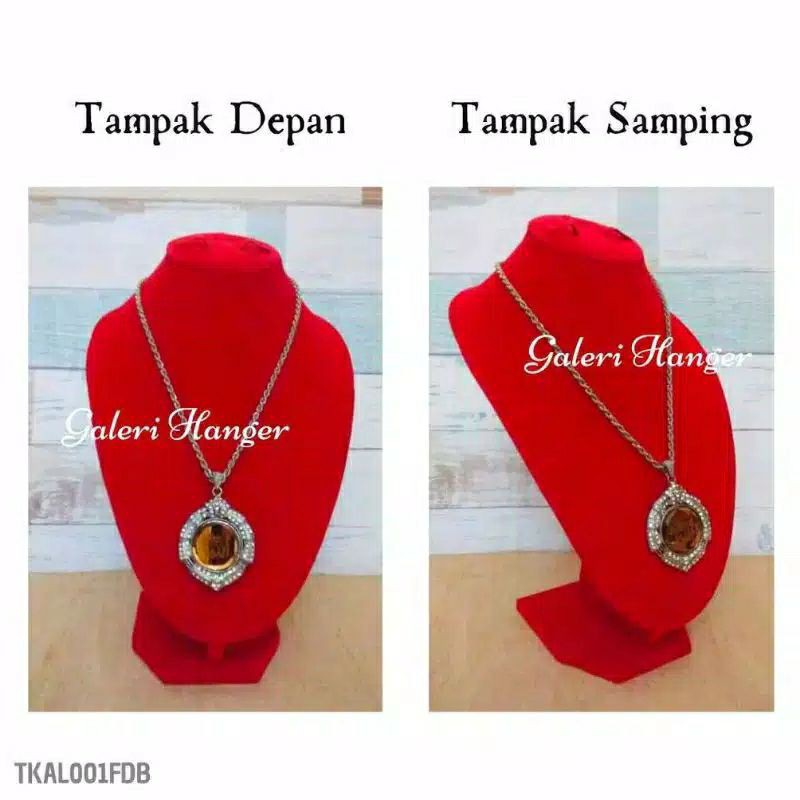 display pajangan kalung emas perak / tempat pajangan kalung / tempat untuk pajang kalung emas perak