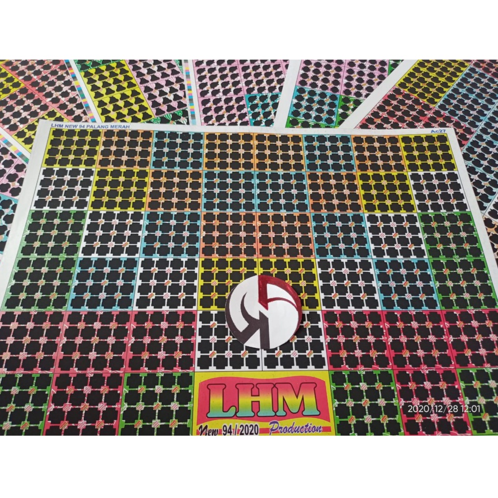 Kupon gosok 16 TITIK LHM Mainan gosok bom / gosokan harga ecer ARFAN STORE