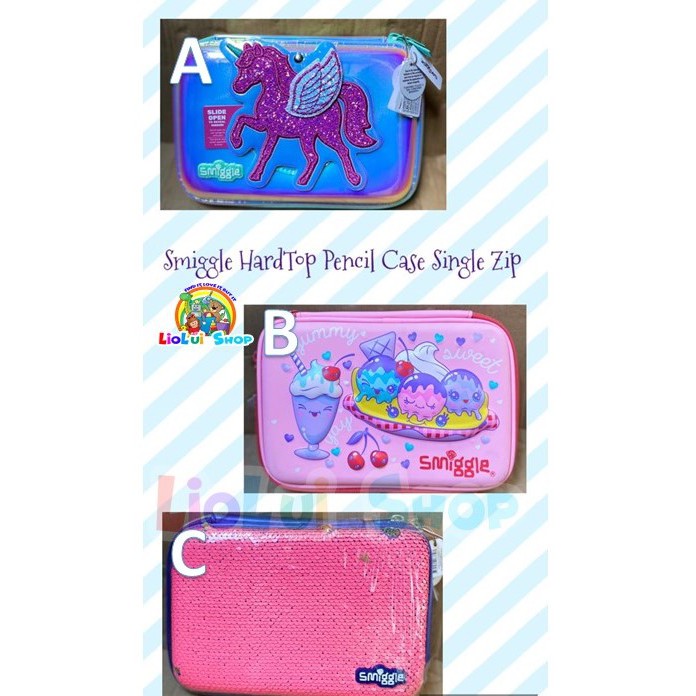 

PENCIL CASE HARDTOP SINGLE ZIP SMIGGLE -TEMPAT PENSIL SMIGGLE ORIGINAL