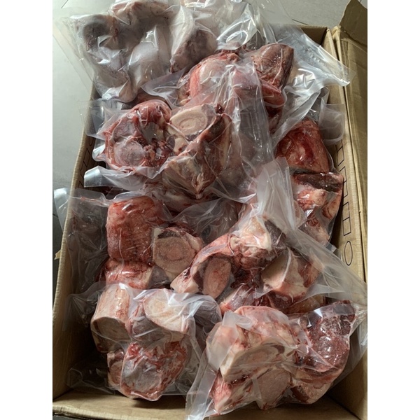 

GRASSFED leg bone marrow tulang kaki sapi 650gr