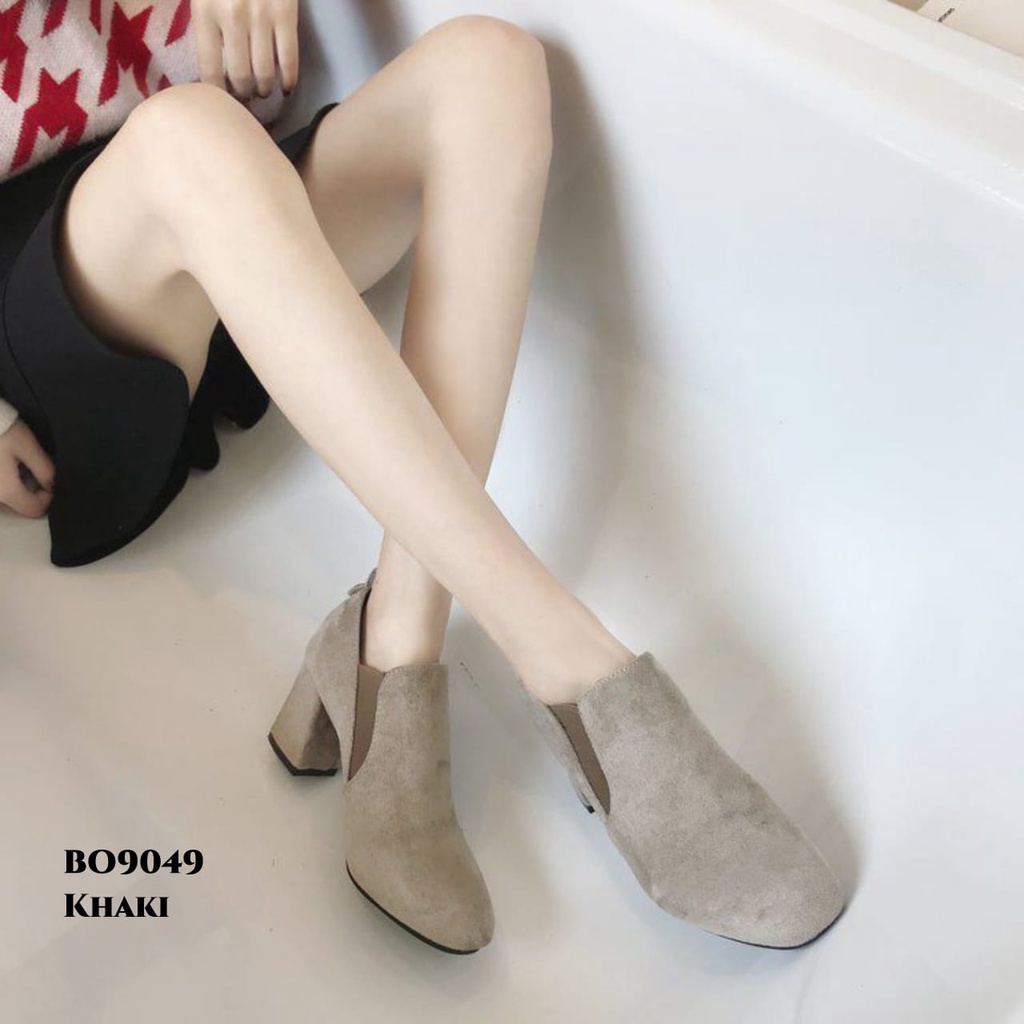 WYN SEPATU BOOTS FLAT KOREA BO9049