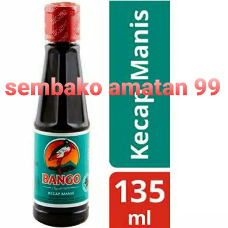 Bango Kecap Manis Kemasan Botol 135 Ml