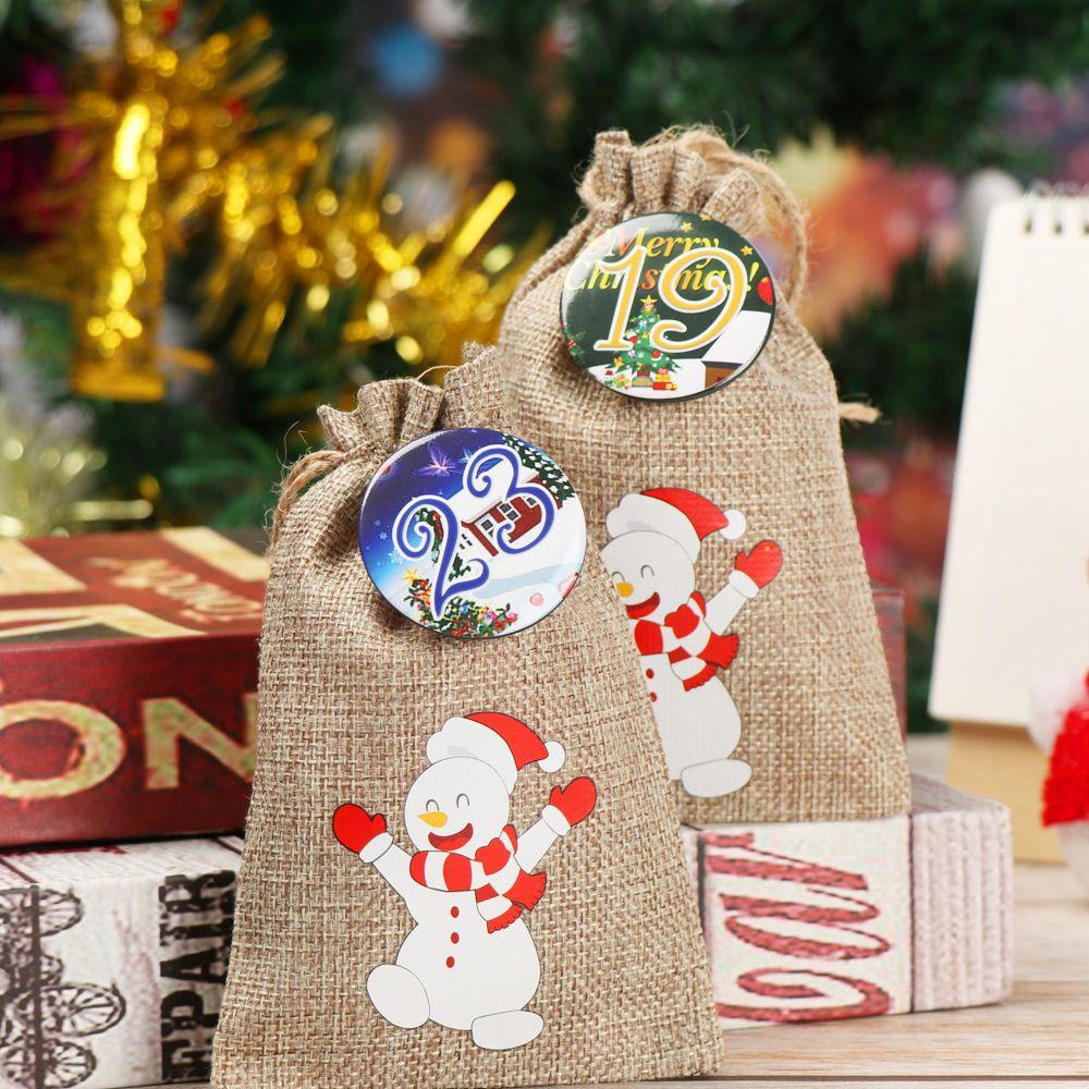 Top 1 Set Label Tag DIY Tema Natal Anti Hilang Untuk Dekorasi Hadiah