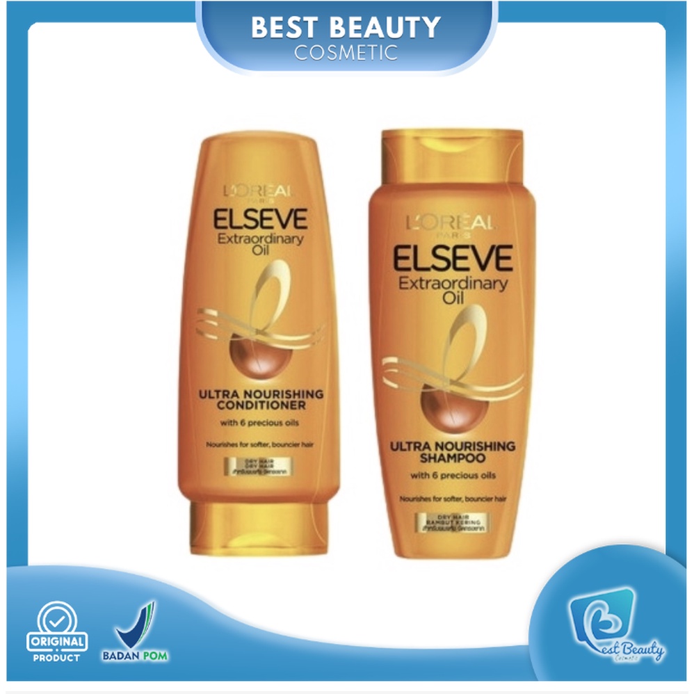 ★ BB ★ L’Oreal Paris Elseve Extraordinary Oil Ultra Nourishment Shampoo - Conditioner | Perawatan Rambut Loreal