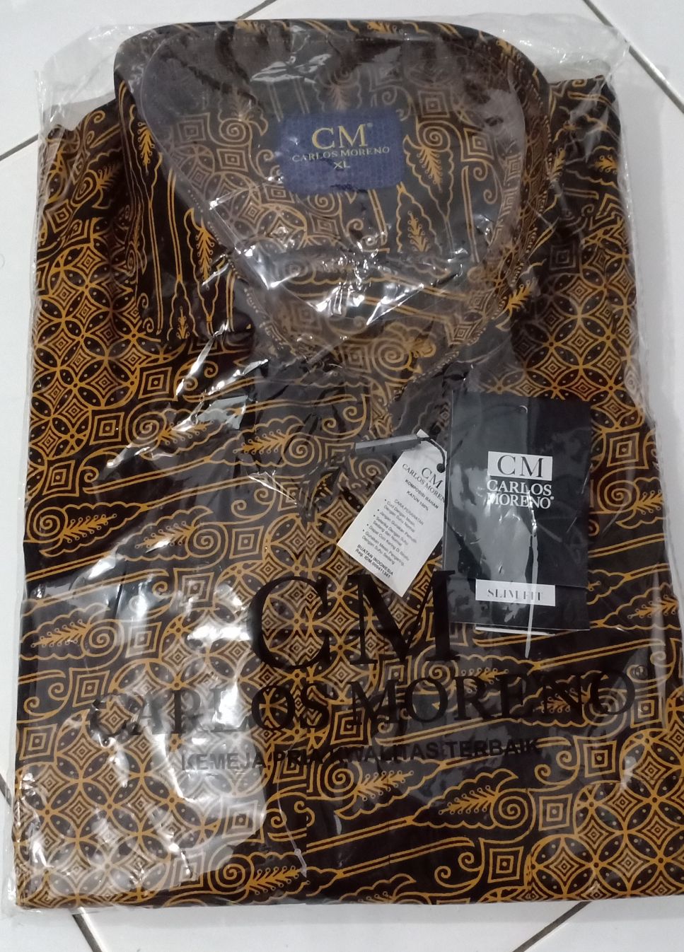 Carlos Moreno Kemeja Batik Pria - Narendra