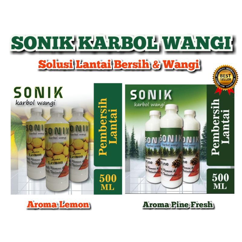 SONIK KARBOL WANGI 500 ml Solusi Lantai Bersih &amp; Wangi Harga Grosir