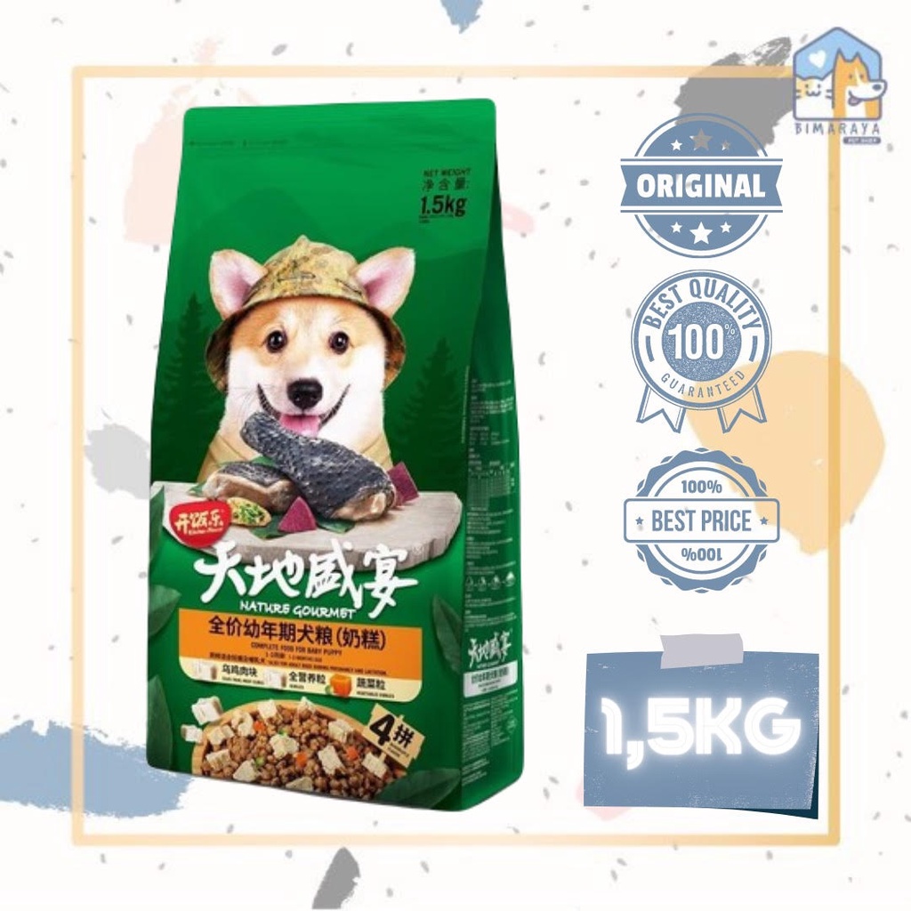 KITCHEN FLAVOR NATURE GOURMET FOR BABY PUPPY 1,5 KG FRESHPACK