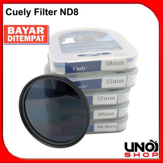 Cuely Filter ND8 Neutral Density 40.5mm 49mm 52mm 55mm 58mm