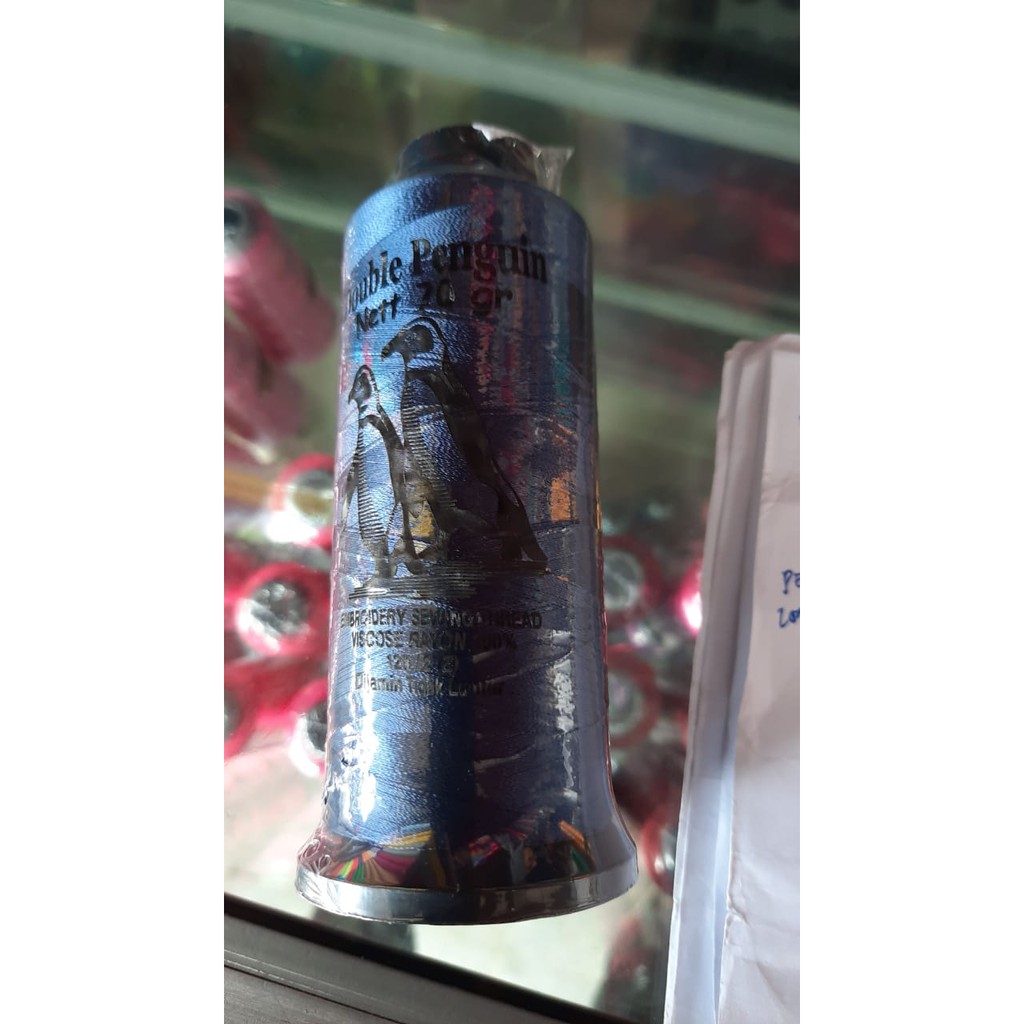 Benang Bordir Dobel Pinguin