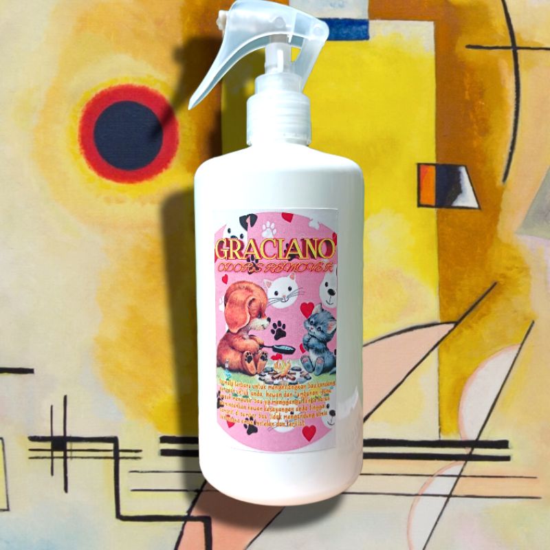GRCN PENGHILANG BAU KANDANG KOTORAN HEWAN 500ML STAIN ODOR REMOVER , PUP , PESING , MUNTAH , KENCING KUCING , BAU KANDANG PESING APEK,KUCING KELINCI ANJING AMAN