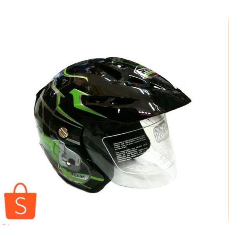 Helm Motor RYU Sni Helm Half Face Sni