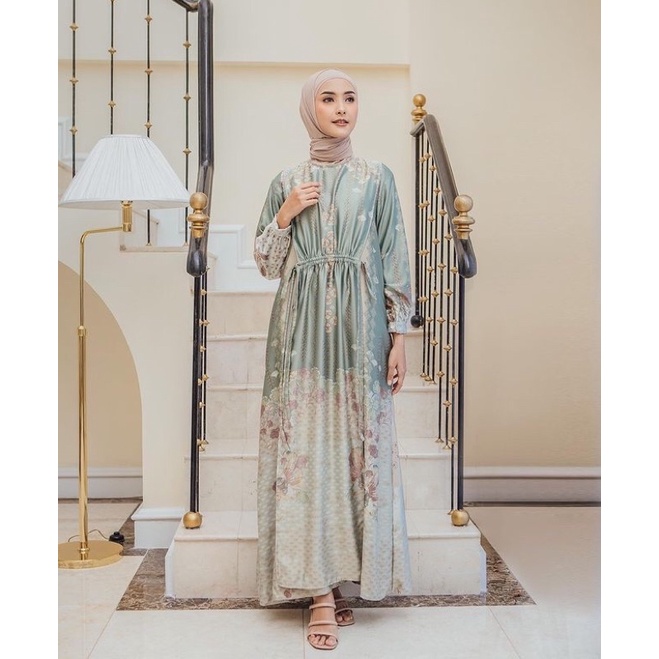 SHEILLA DRESS GREEN M GEULIS