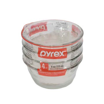 Mangkok Kaca - Pyrex Set Mangkuk Kaca 175 Ml 4 Pcs