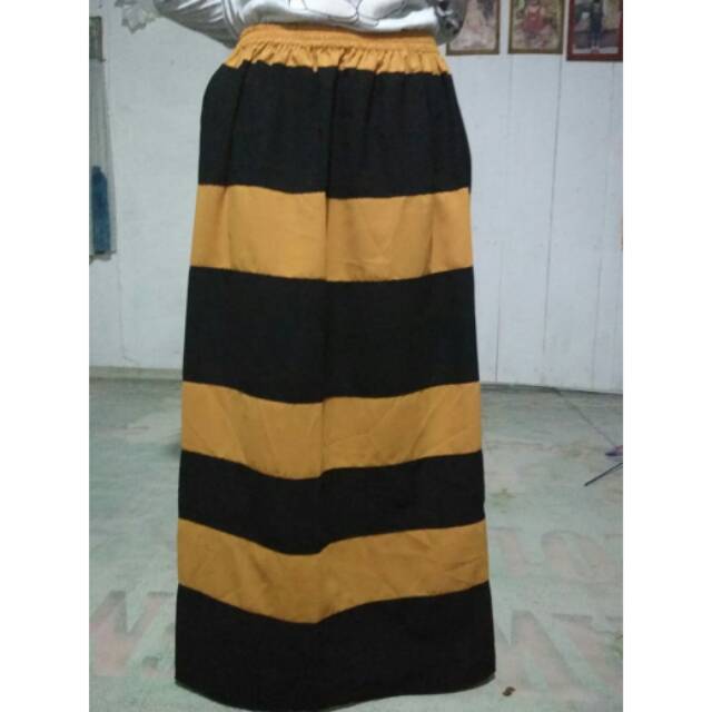 Rok Wolfis Kombinasi 2 Warna