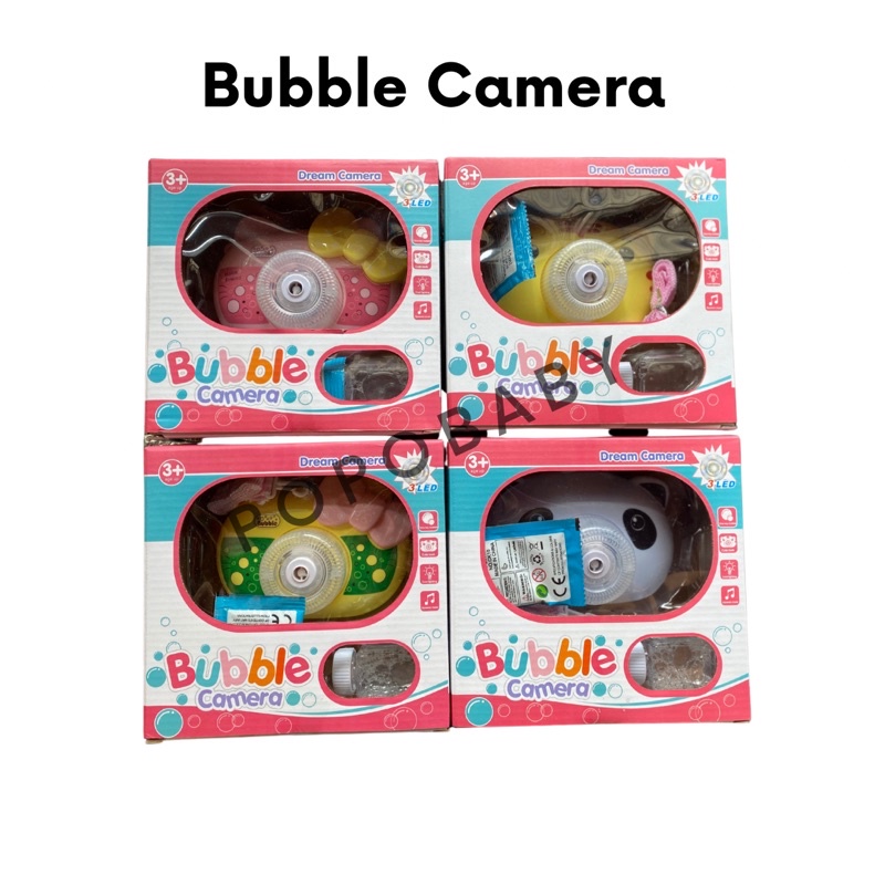 (FREE BUBBLEWRAP) Mainan Bubble Camera / Gelembung Kamera / Dream Camera Electric